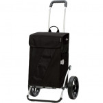 Chariot de Courses Noir 49L isotherme 2 grandes Roues