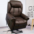 Fauteuil cuir releveur relaxation chauffant massant 2 moteurs Calin