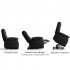 Fauteuil Relax Releveur Massant chauffant Shiatsu simili cuir 1 moteur 2 couleurs