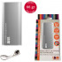 Chaufferette électrique gris rechargeable avec port USB