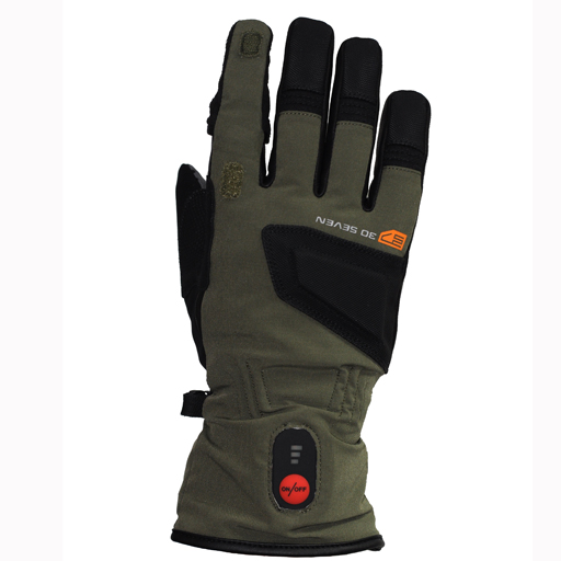 Gants chauffants chasse anti-abrasion index amovible