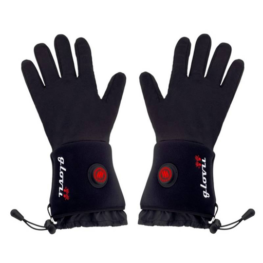 Gants fins Lycra noir Percussion - Sous-gants sur