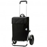 Chariot de Courses Noir 2 Grandes Roues 44L