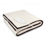 Couverture beige chauffante électrique